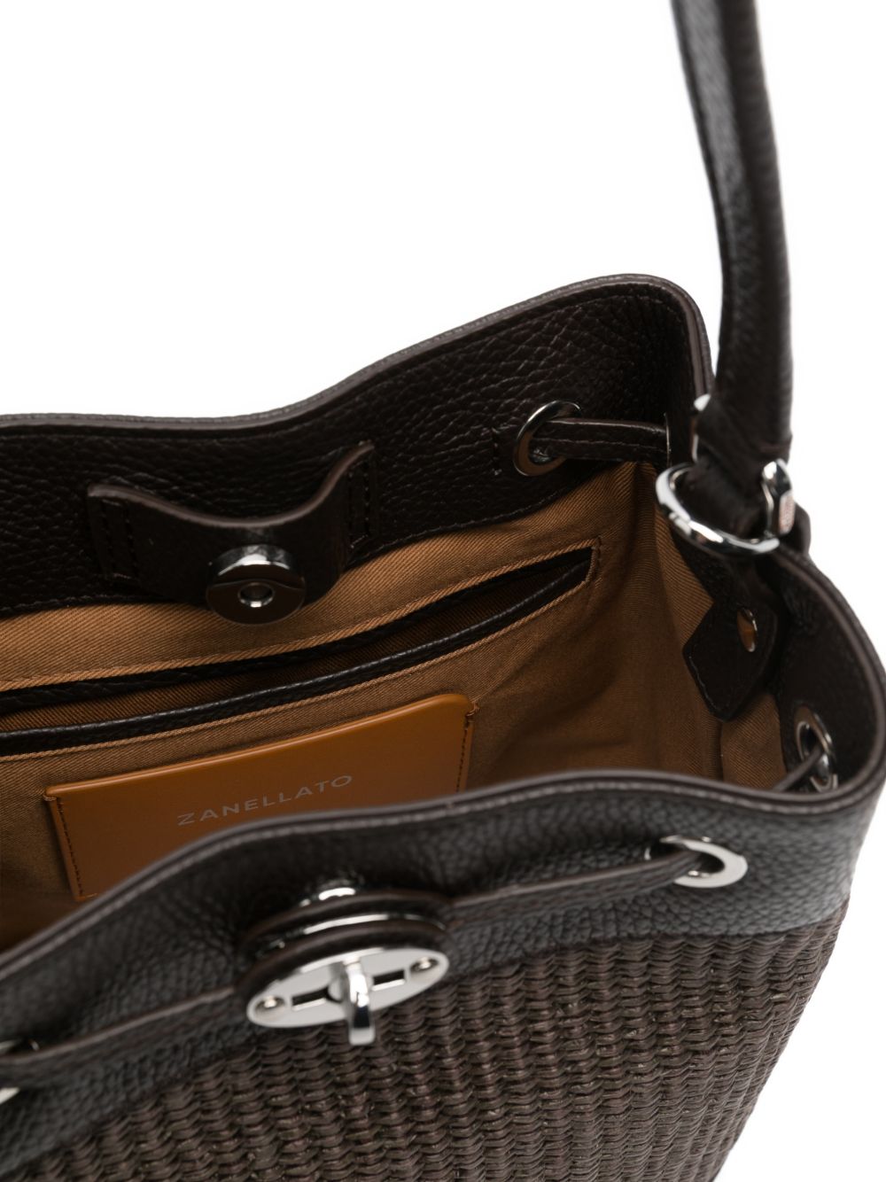 Zanellato Mondà Vimini small bucket bag