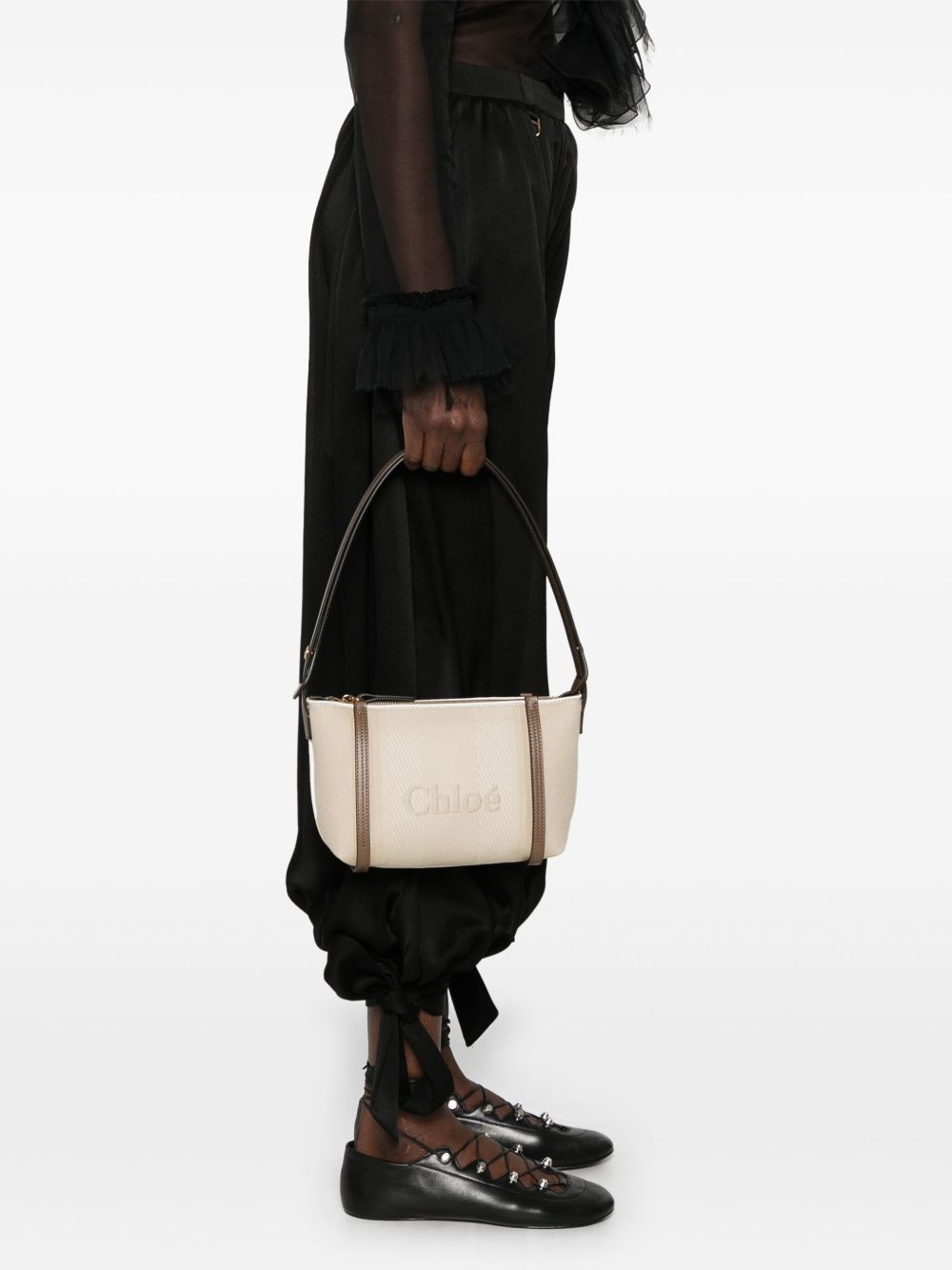 Chloé Chloé Carry canvas shoudler bag