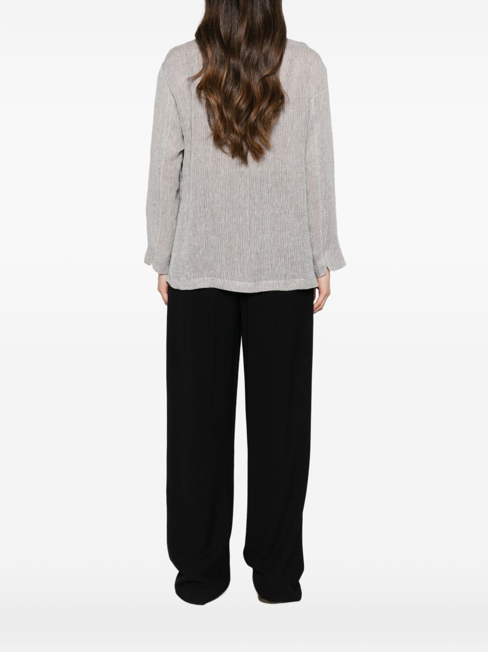 Emporio Armani Linen buttoned jacket