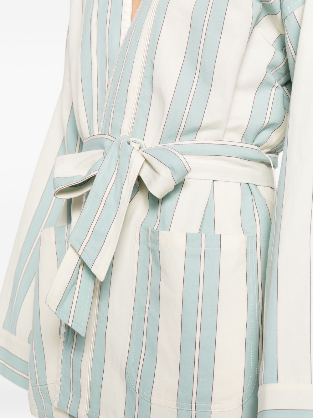 Forte Forte Striped kimono jacket