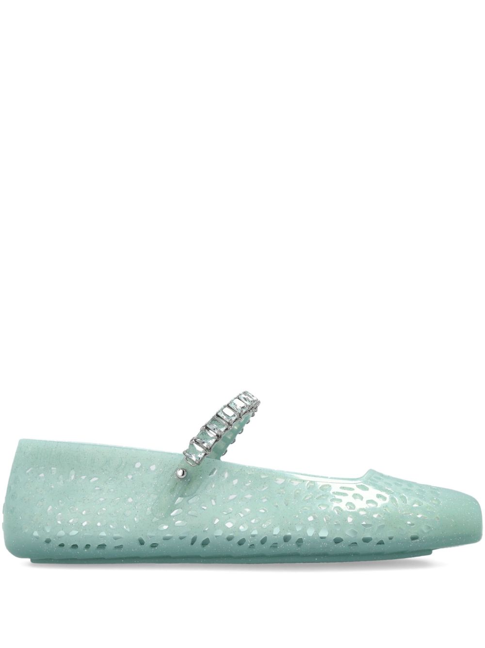 JIMMY CHOO Flat shoes GREEN