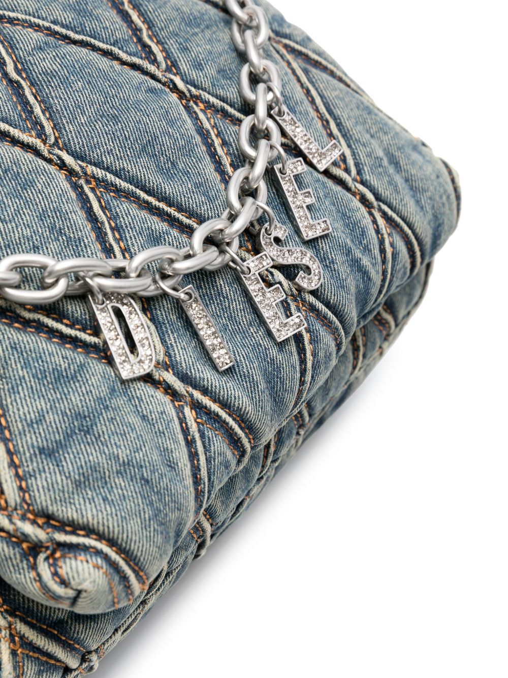 Diesel Denim Foldover Clutch