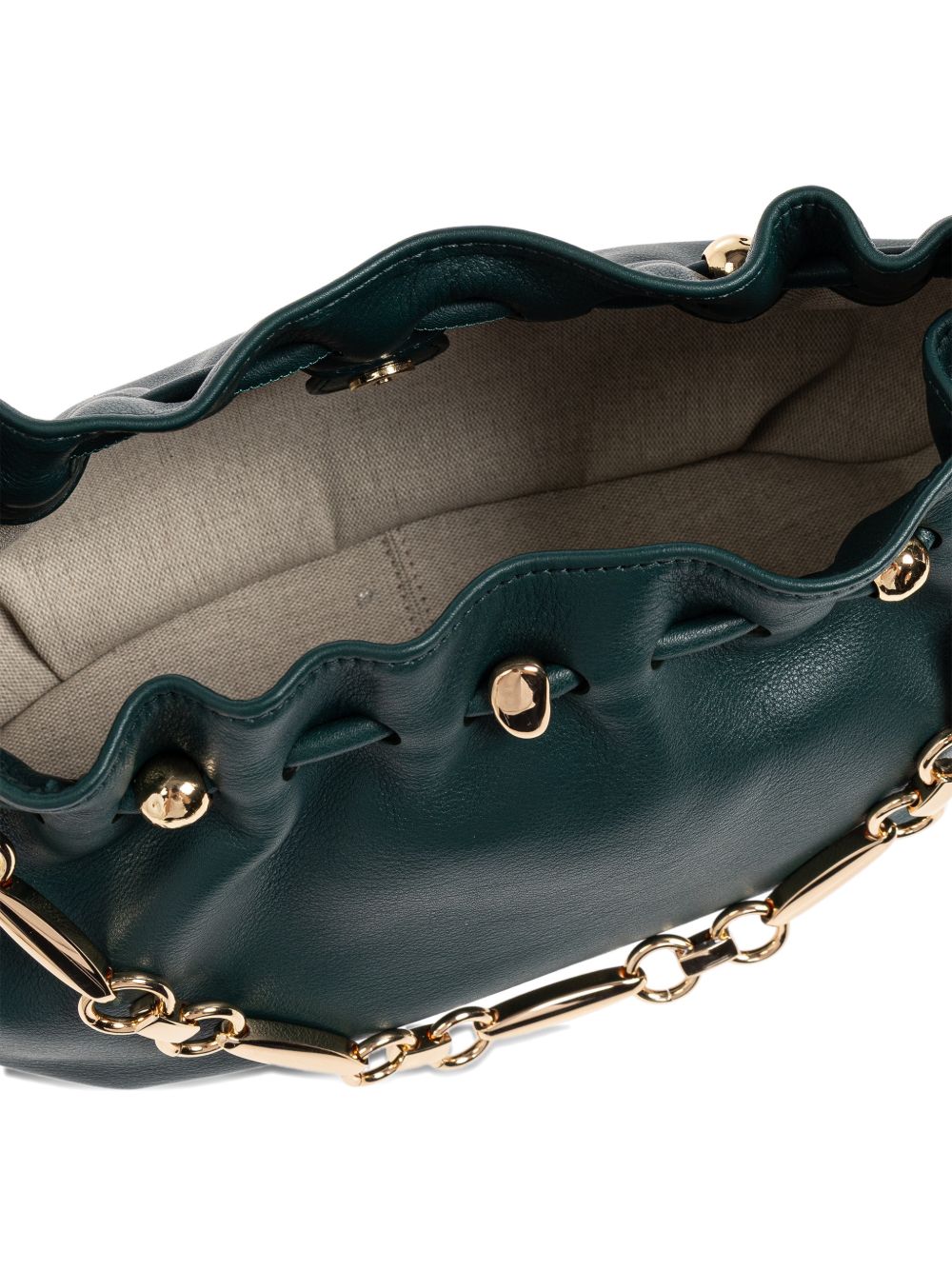 Zimmermann Ruched Chain Shoulder Bag