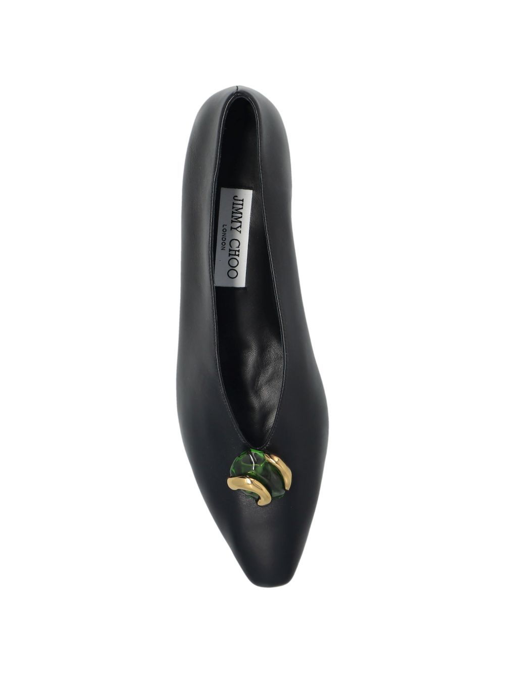 JIMMY CHOO Flat shoes BLACK