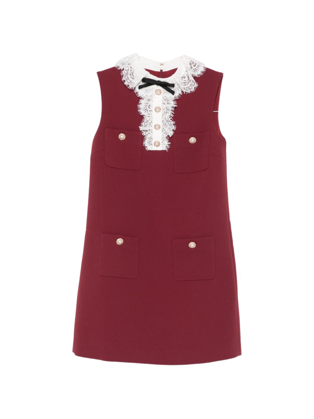 Self-Portrait Lace collar mini dress