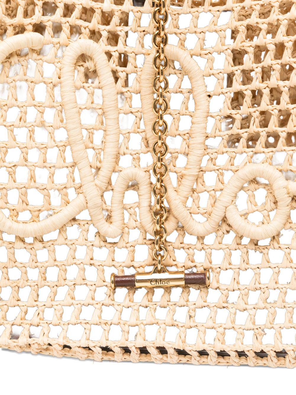 Chloé Chloe Iconic Rafia Tote Bag