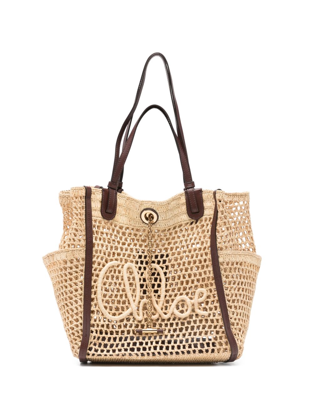 Chloé Chloe Iconic Rafia Tote Bag