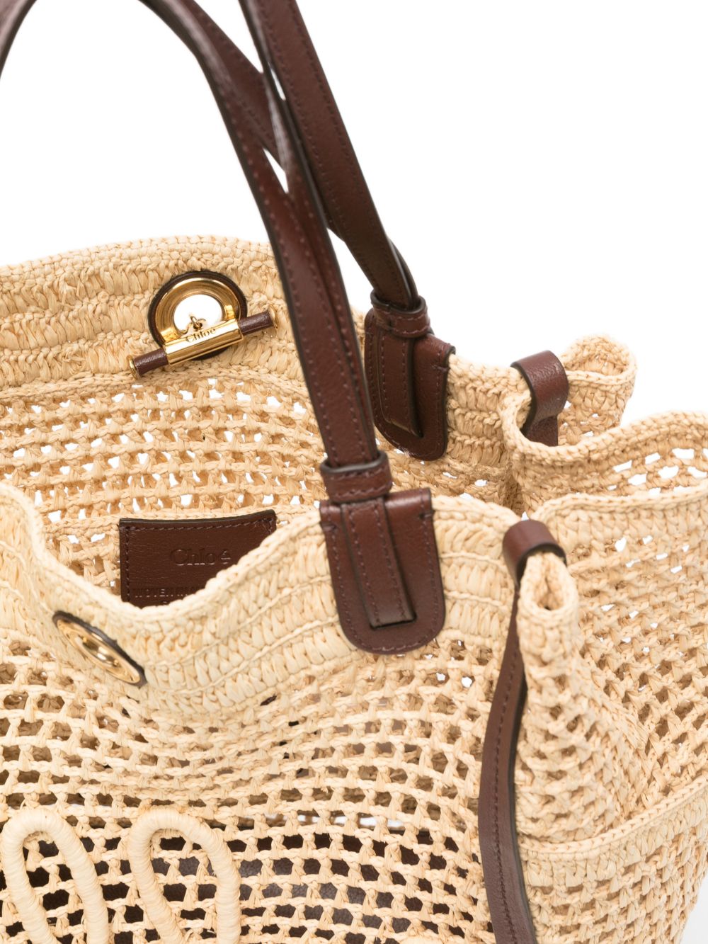Chloé Chloe Iconic Rafia Tote Bag