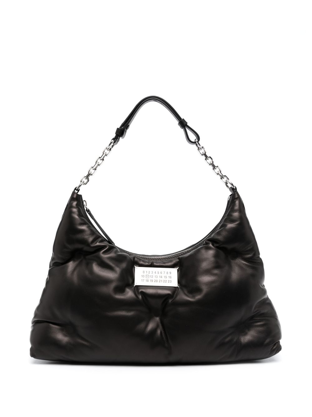 Maison Margiela Glam Slam Medium Leather Hobo Bag