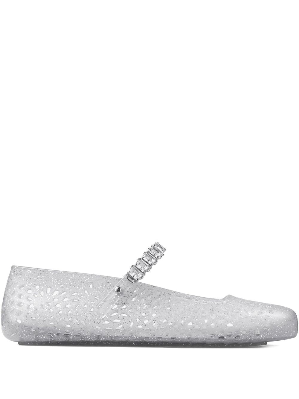 JIMMY CHOO Flat shoes SILVER