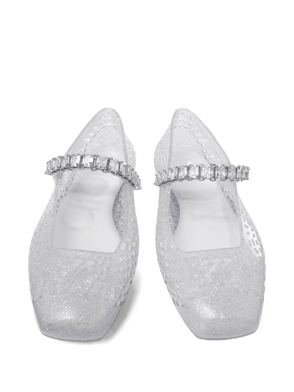 JIMMY CHOO Flat shoes SILVER