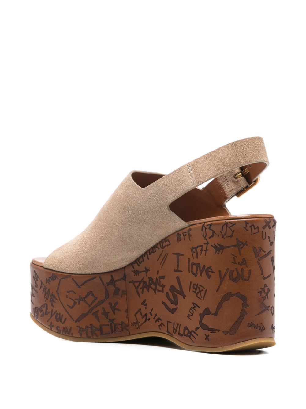 Chloé Chloe Maxime Wedge Sandals