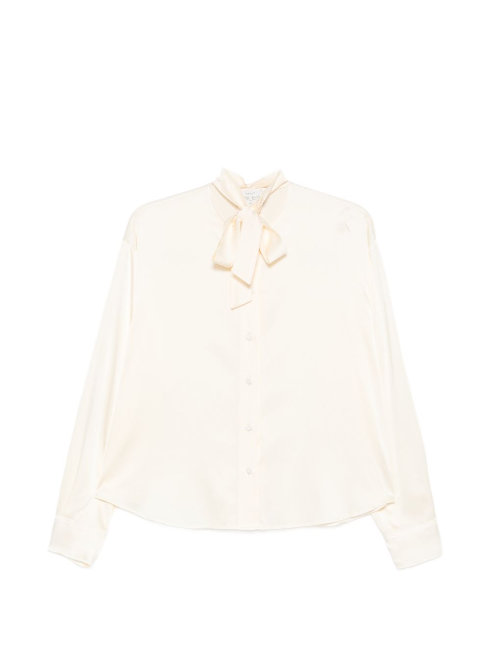 Forte Forte Silk Bow-Tie Shirt