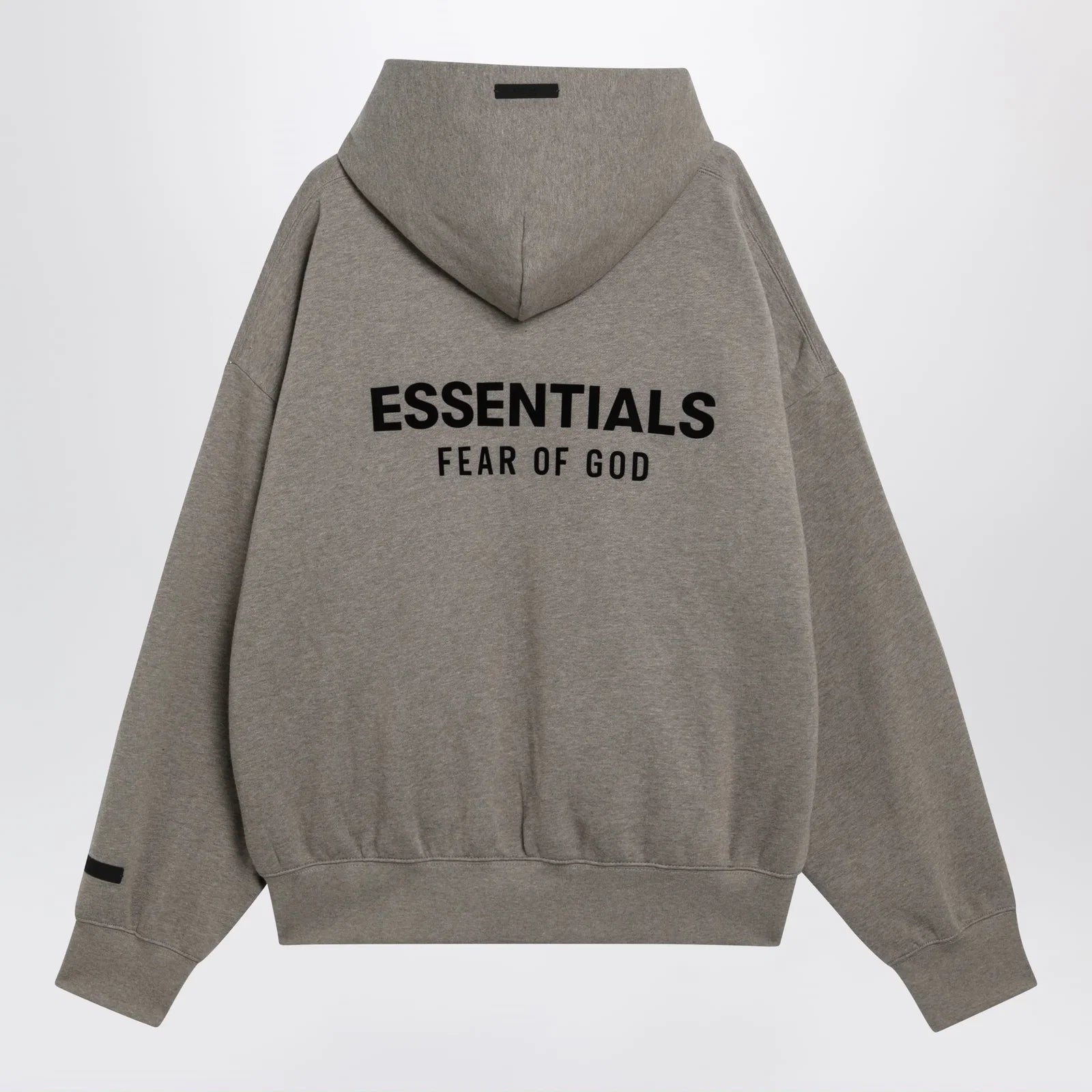 Fear of God Essentials Taupe cotton fleece hoodie