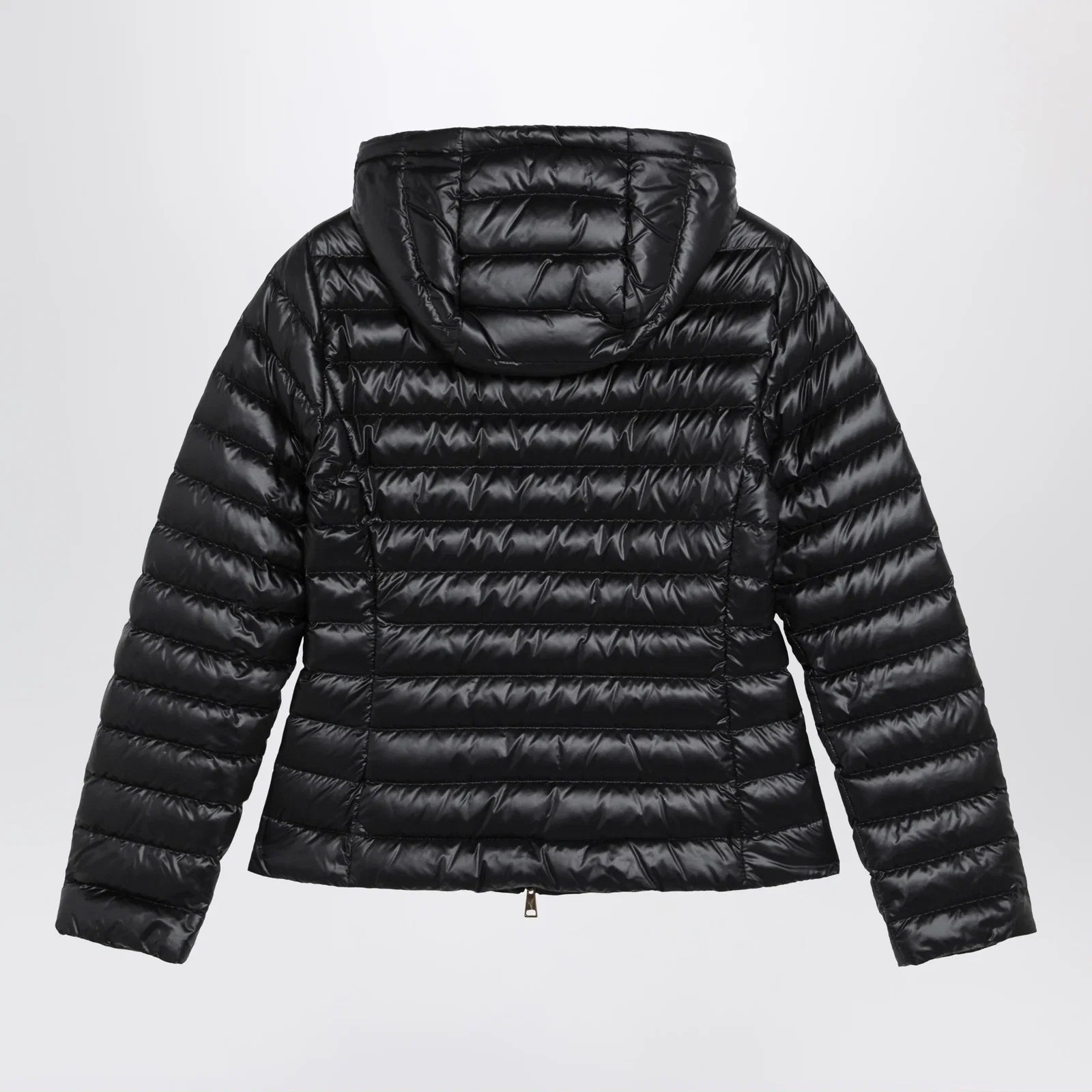 Moncler Igelhood down jacket in black longue saison