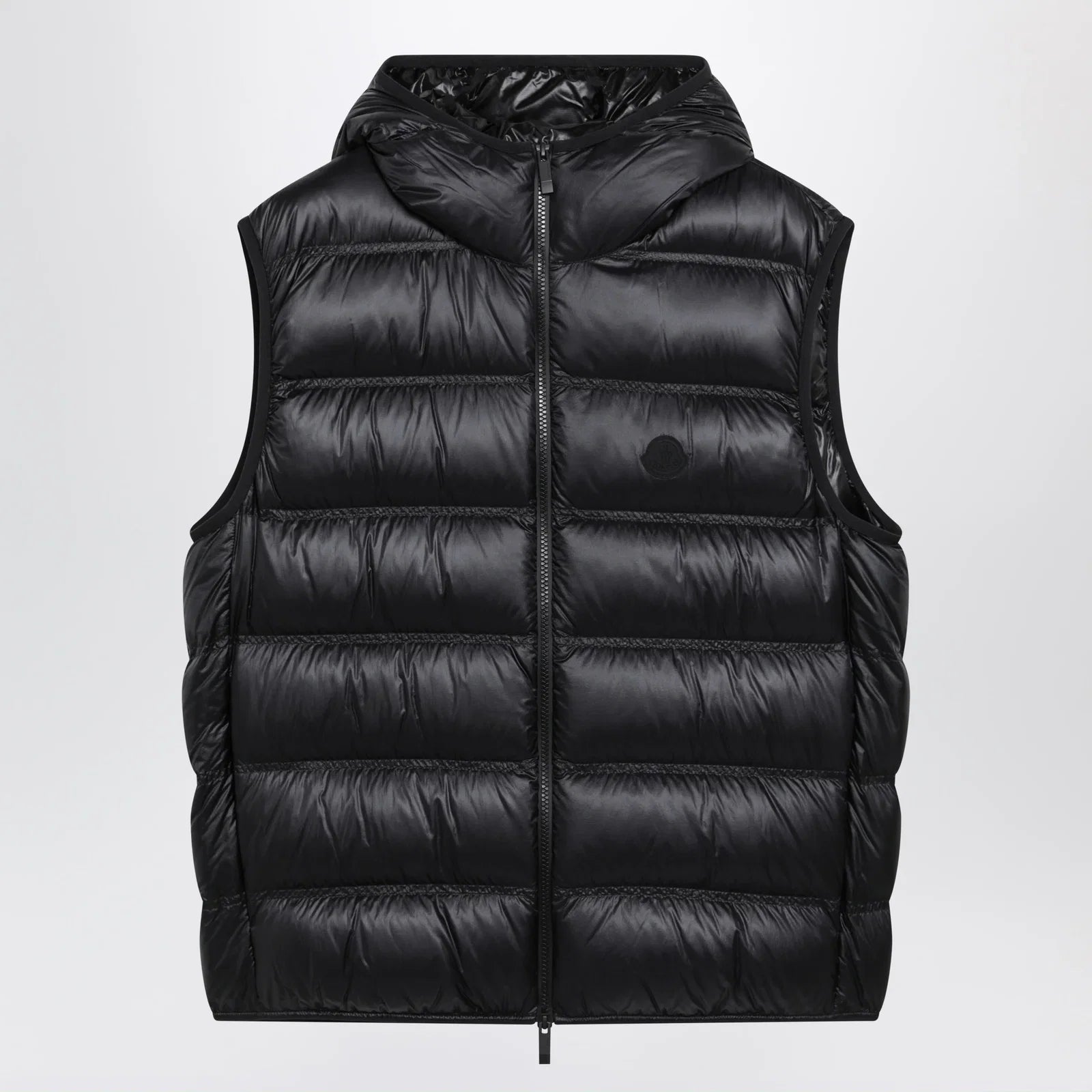 Moncler Black nylon-padded Panestrel waistcoat