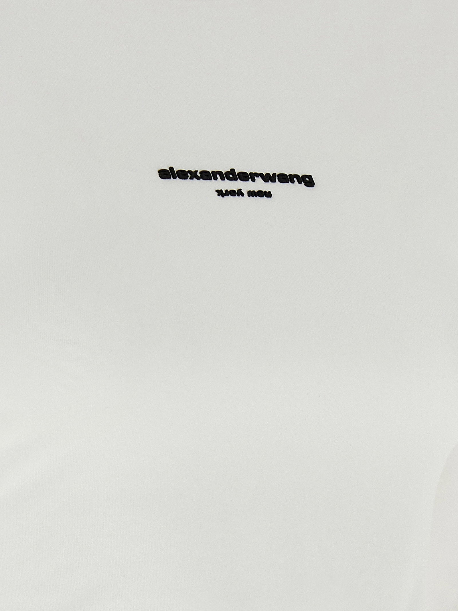 Alexander Wang Ls Tee W/logo Print T-shirt