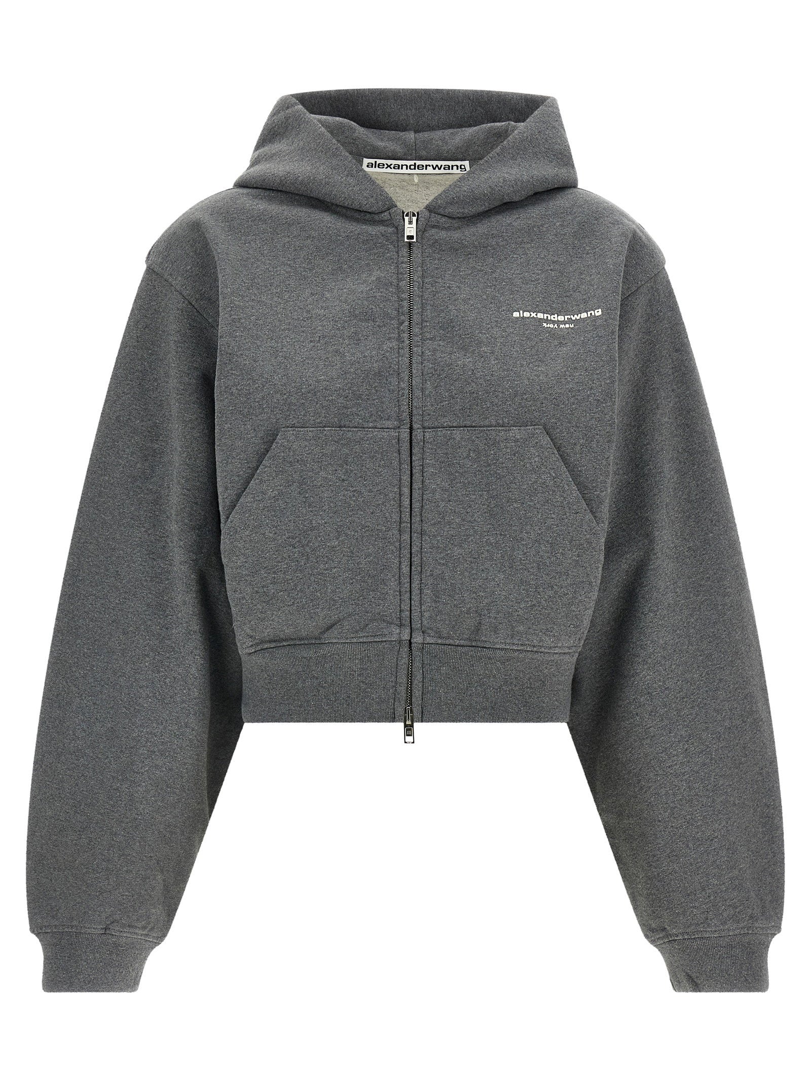 Alexander Wang Zip-up Hoodie Sweatshirt