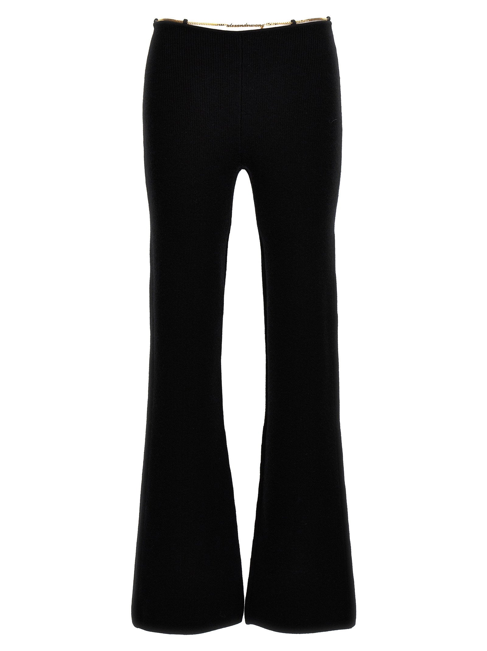 Alexander Wang Gold Nameplate Chain Pants