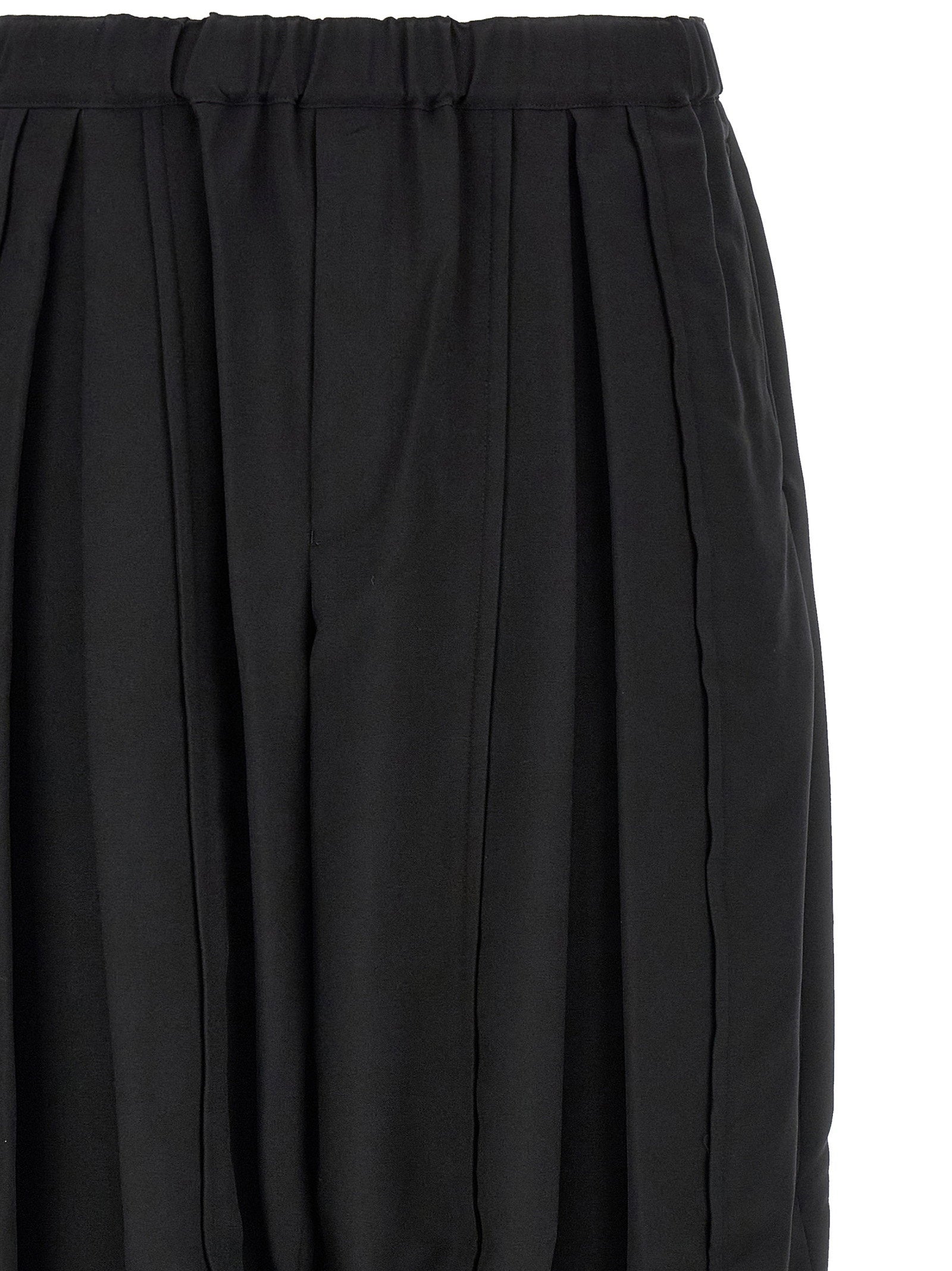Comme Des Garcons Black Barrel Leg Pants