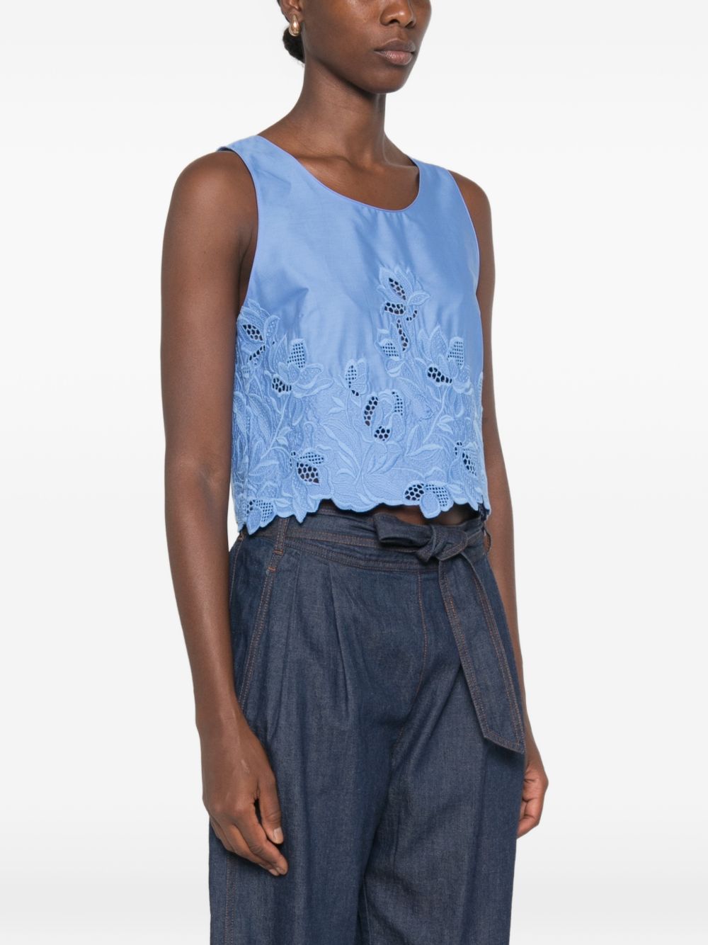 Ermanno Scervino Top LIGHT BLUE