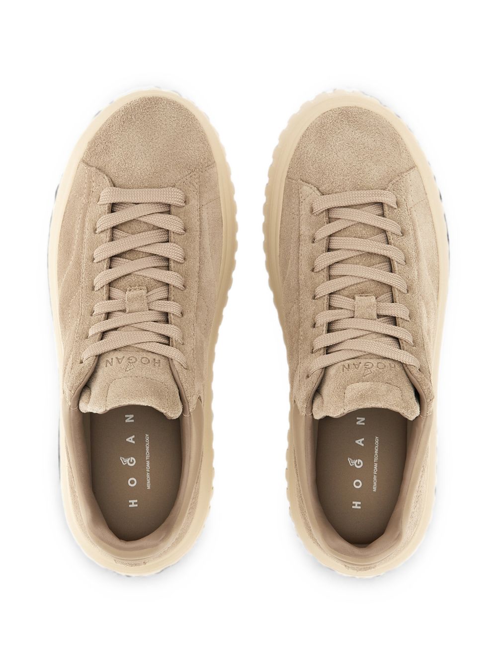 Hogan H-Stripes Leather Sneakers