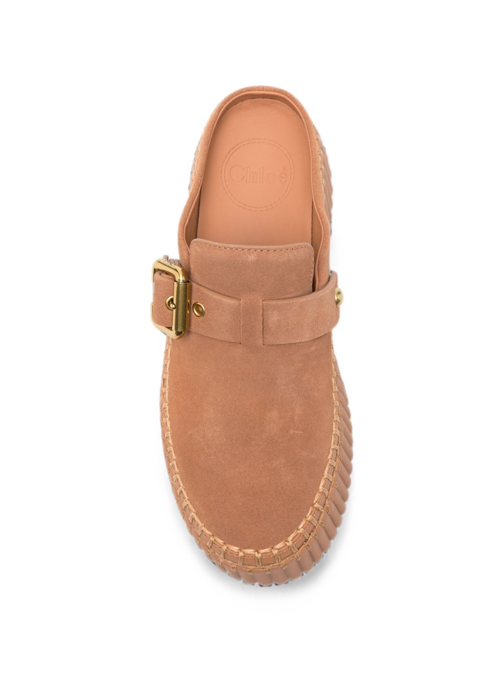 Chloé Chloe Nama Suede Leather Slippers