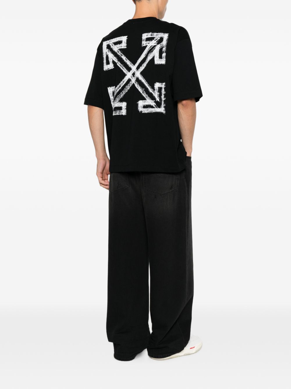 Off White T-shirts and Polos BLACK