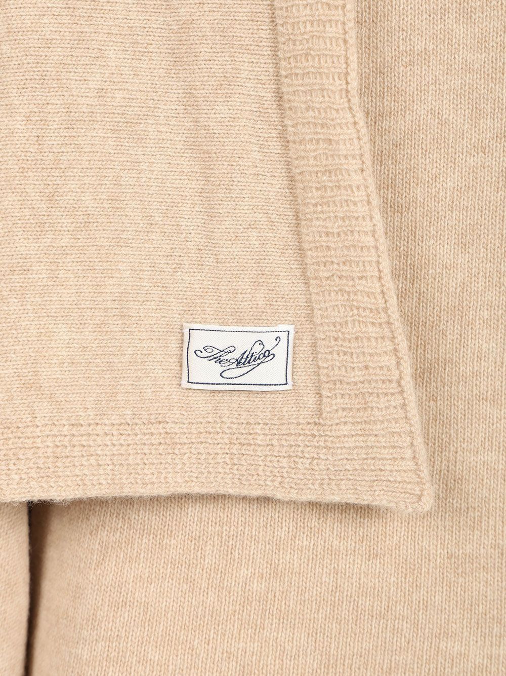 The Attico Roll Neck Scarf Sweater