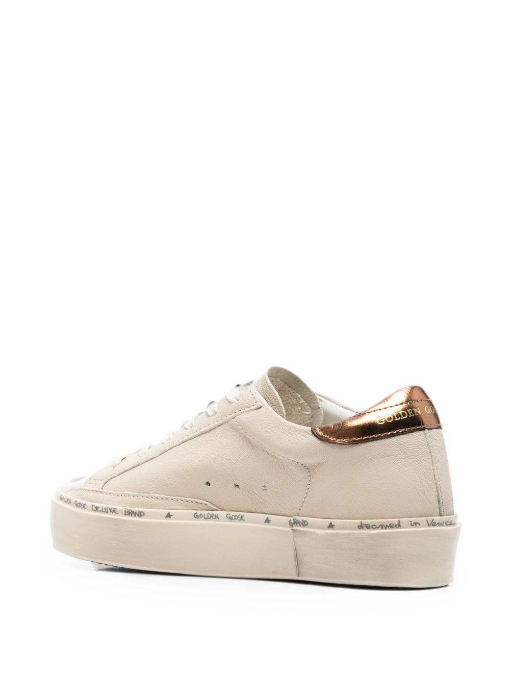Golden Goose Hi Star Leather Sneakers
