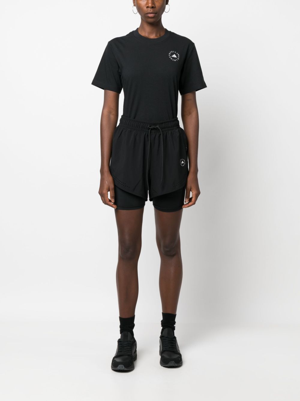 ADIDAS BY STELLA McCARTNEY T-shirts and Polos BLACK
