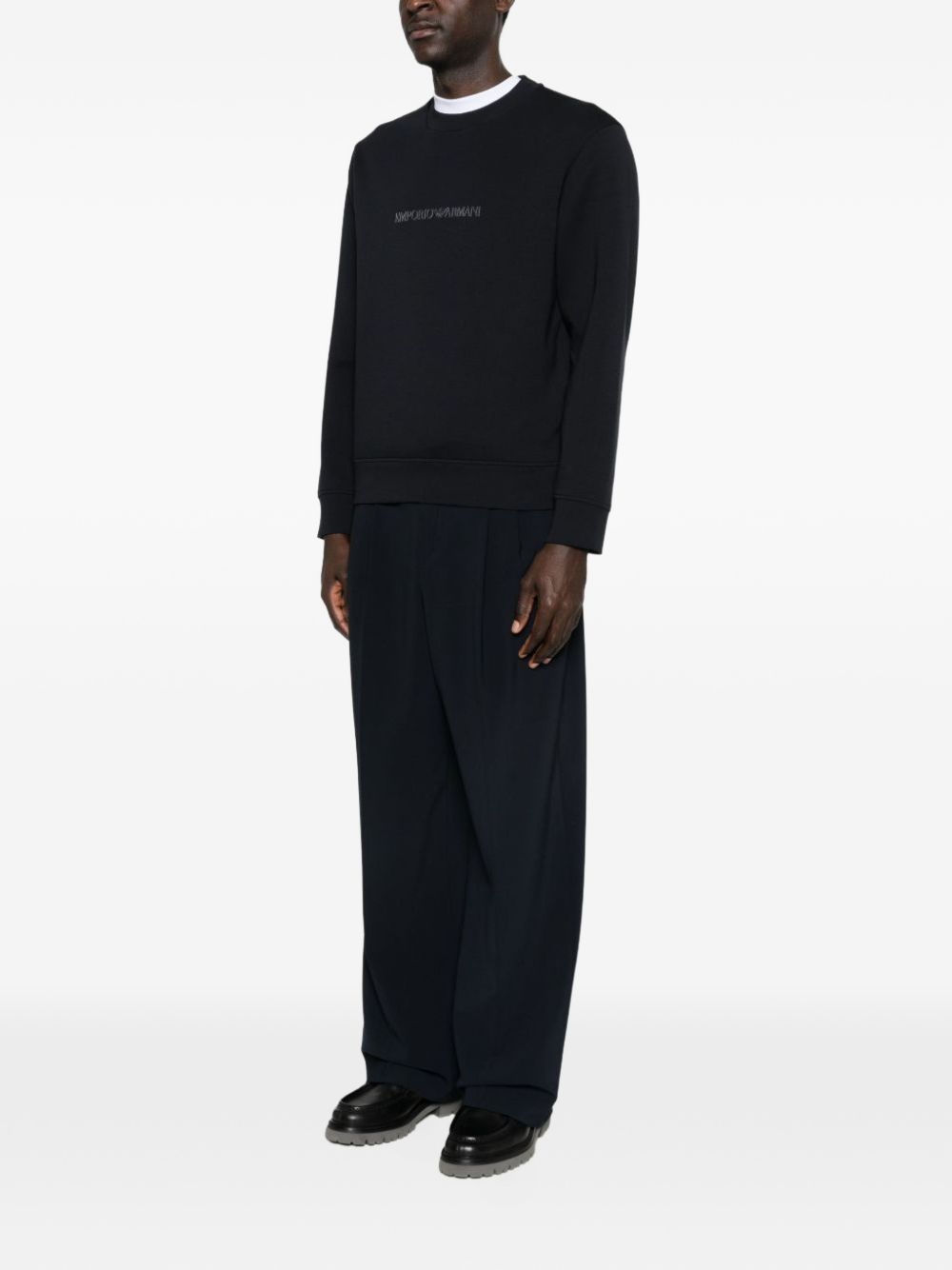 Emporio Armani Sweaters NAVY