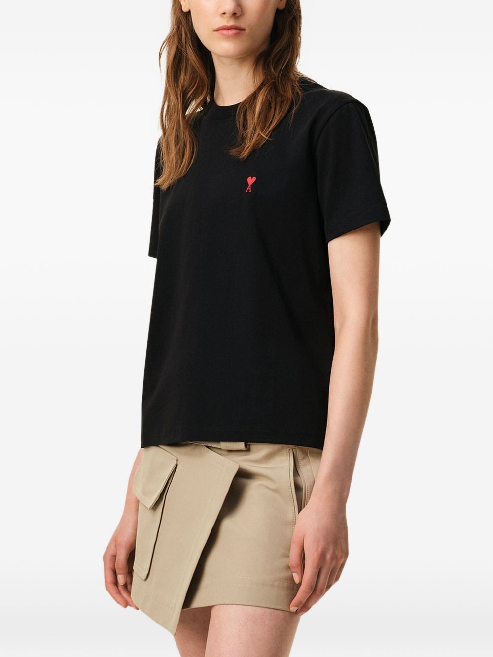 AMI PARIS T-shirts and Polos BLACK