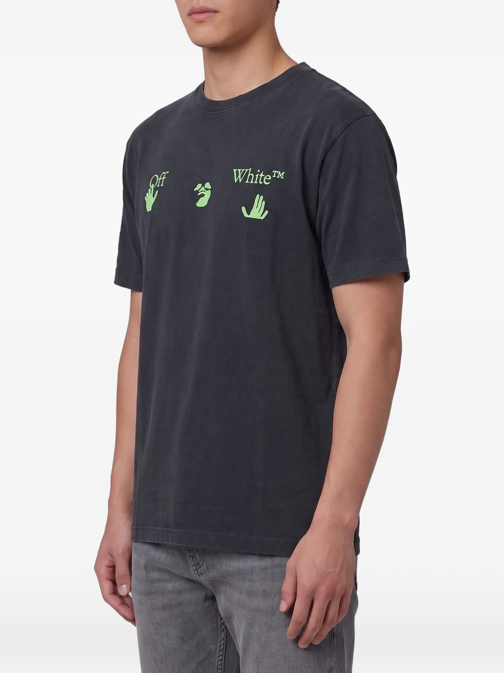 OFF WHITE T-shirts and Polos BLACK
