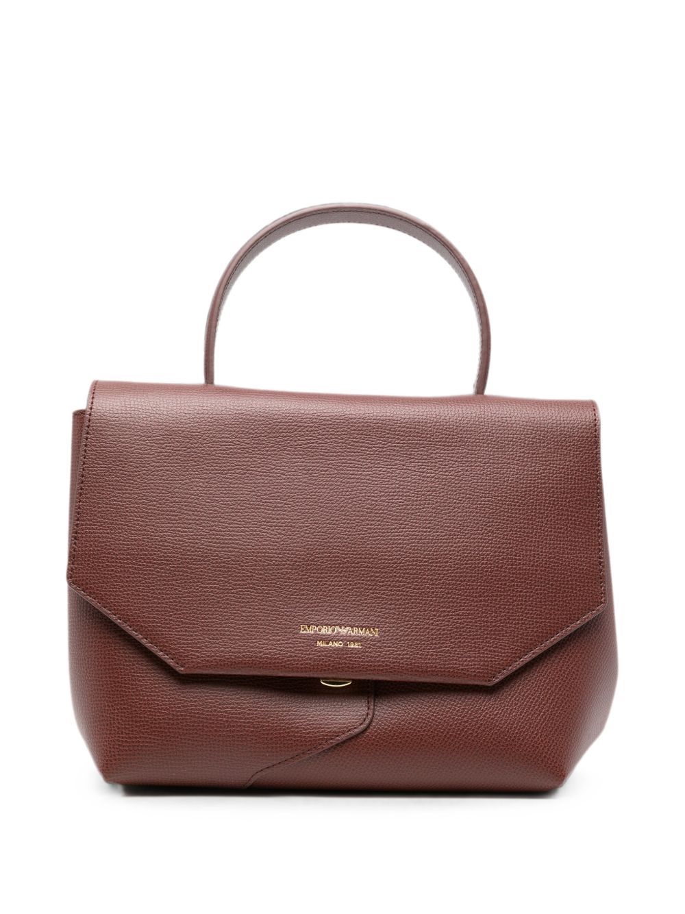 Emporio Armani Leather Foldover Bag