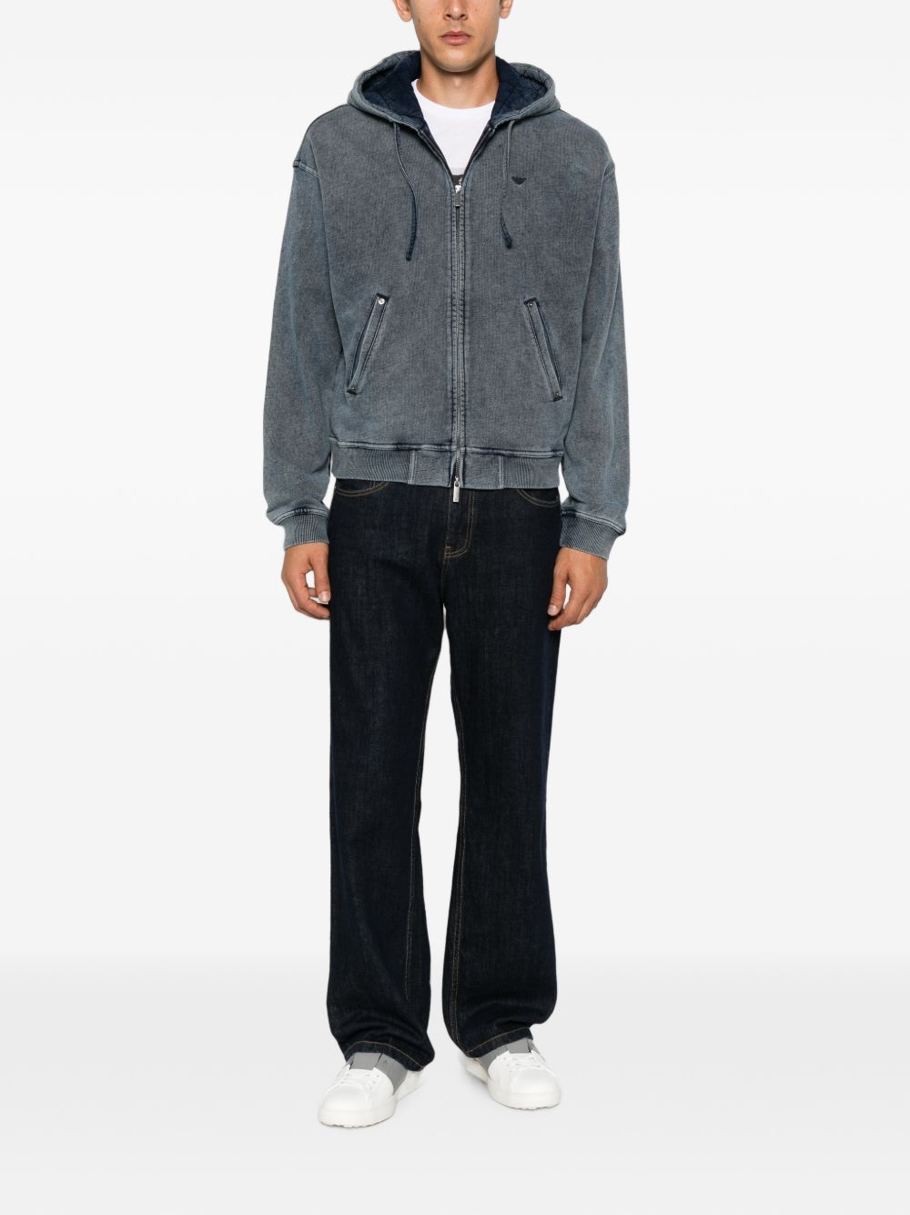 Emporio Armani Sweaters NAVY