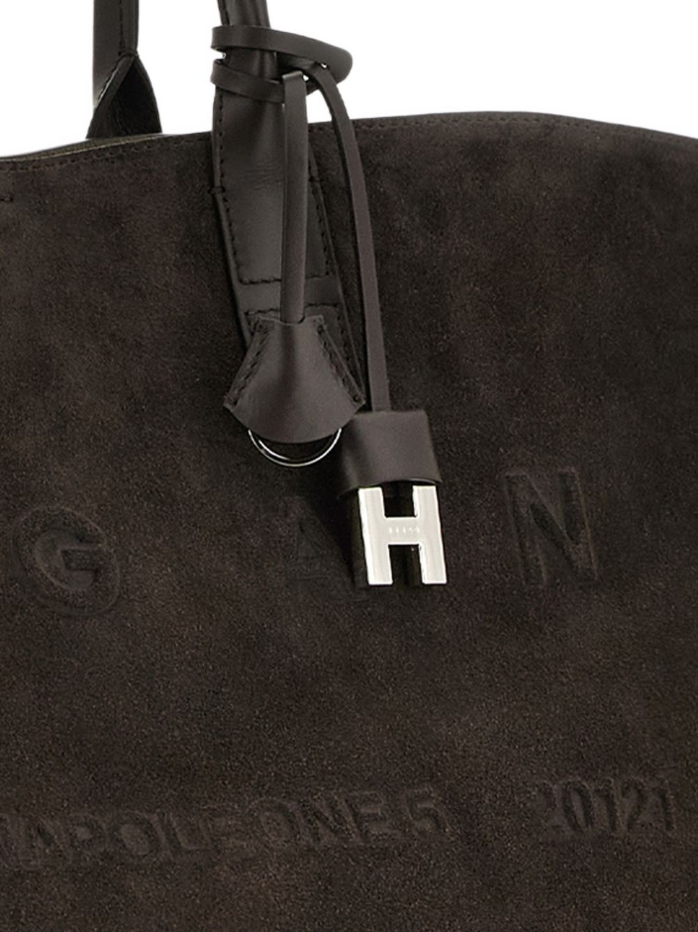 Hogan Address Medium Leather Tote