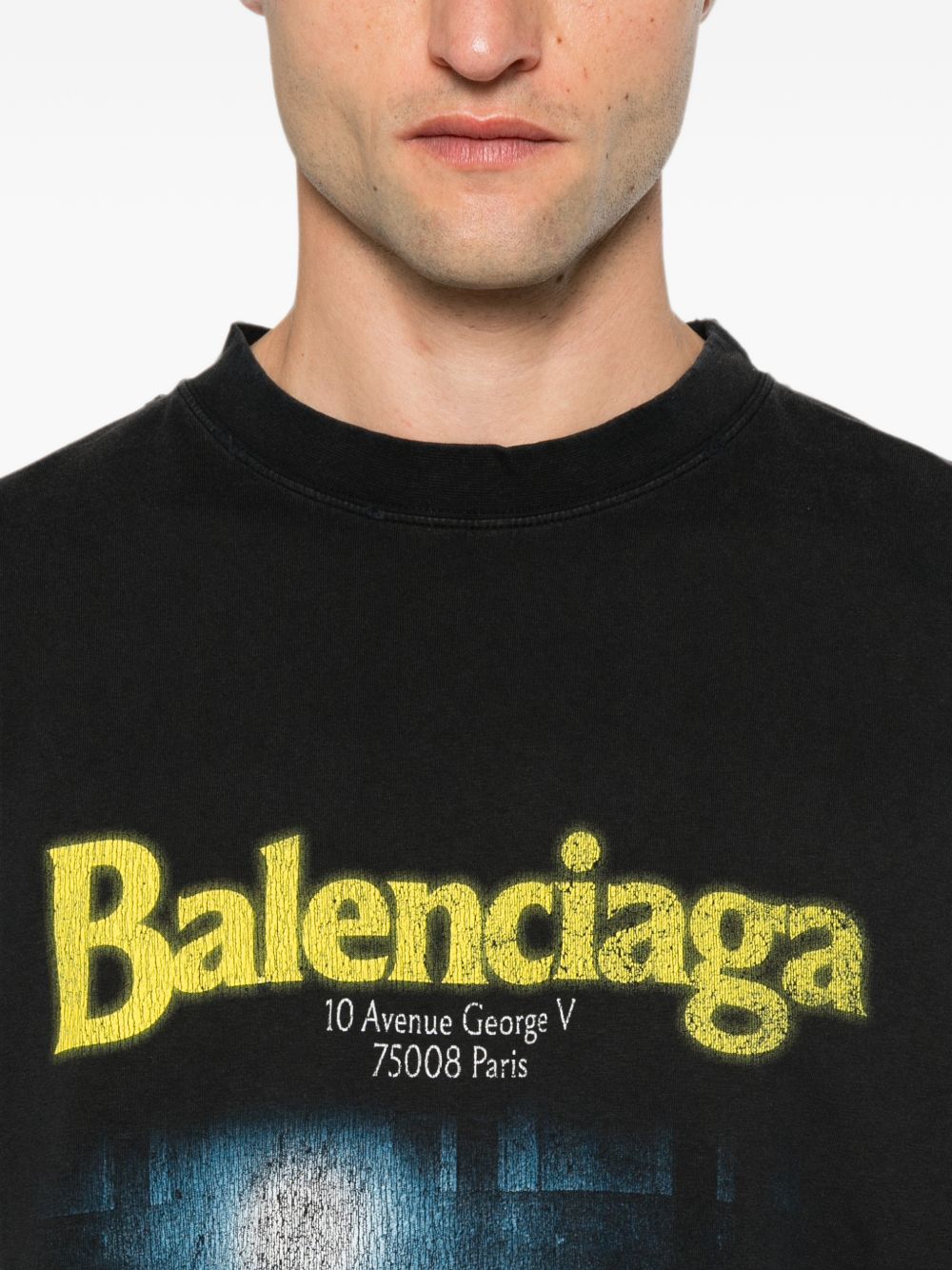 Balenciaga T-shirts and Polos BLACK