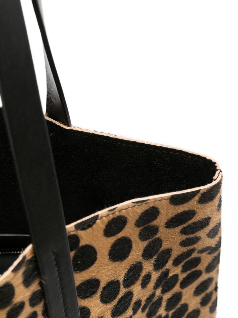 Forte Forte Leopard Print Leather Bag