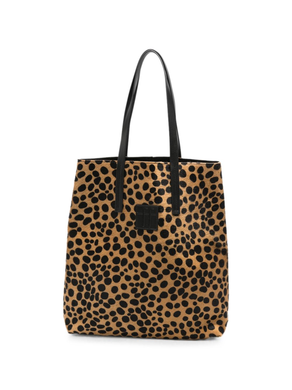 Forte Forte Leopard Print Leather Bag
