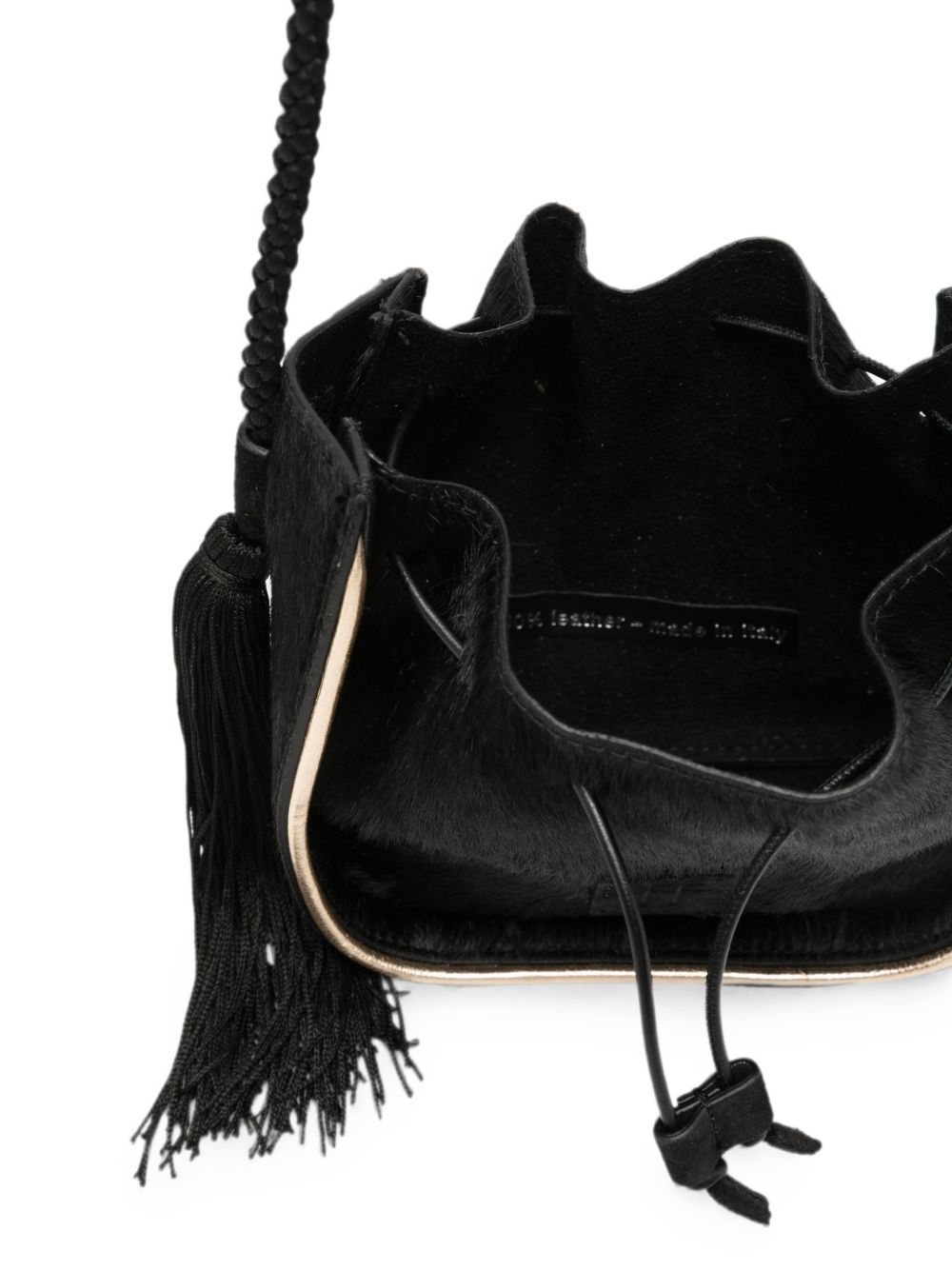 Forte Forte Calf Hair Drawstring Bag