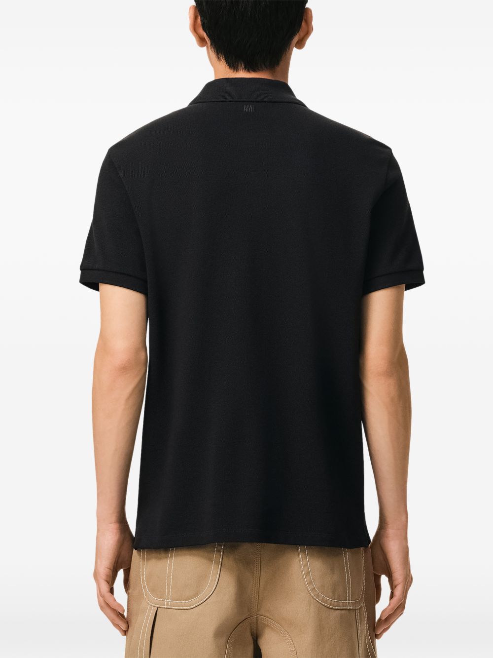 AMI PARIS T-shirts and Polos BLACK