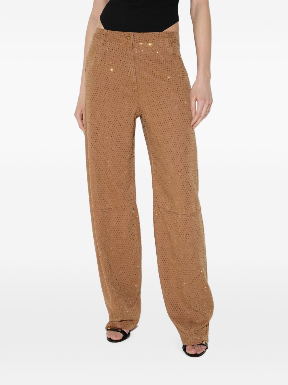 Elisabetta Franchi Trousers BROWN