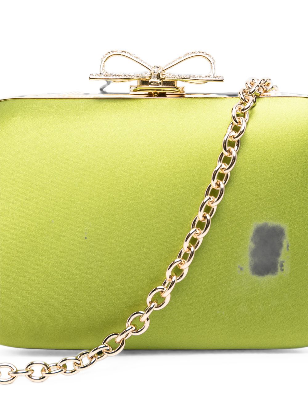 Self-Portrait Bow Crystal Clutch
