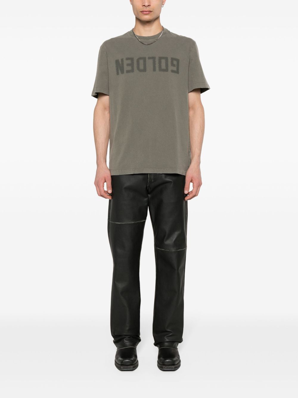 GOLDEN GOOSE T-shirts and Polos GREEN