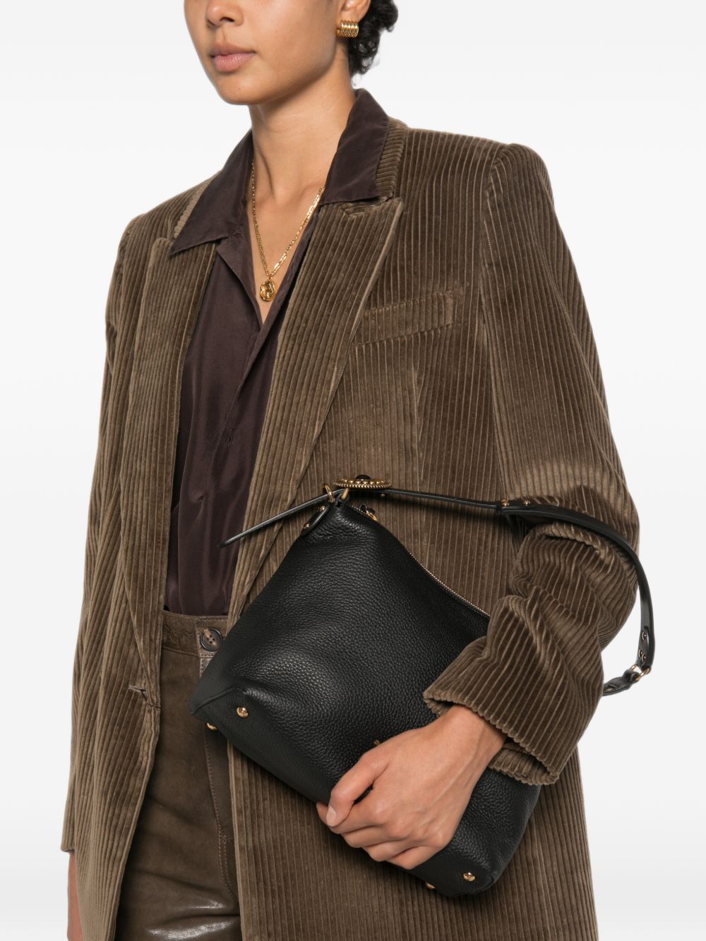 Etro Leather Hobo Bag