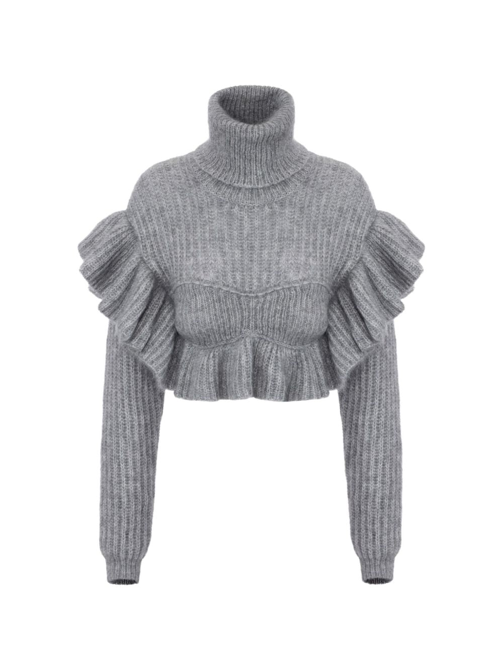 Elisabetta Franchi Wool Blend Turtle-Neck Sweater