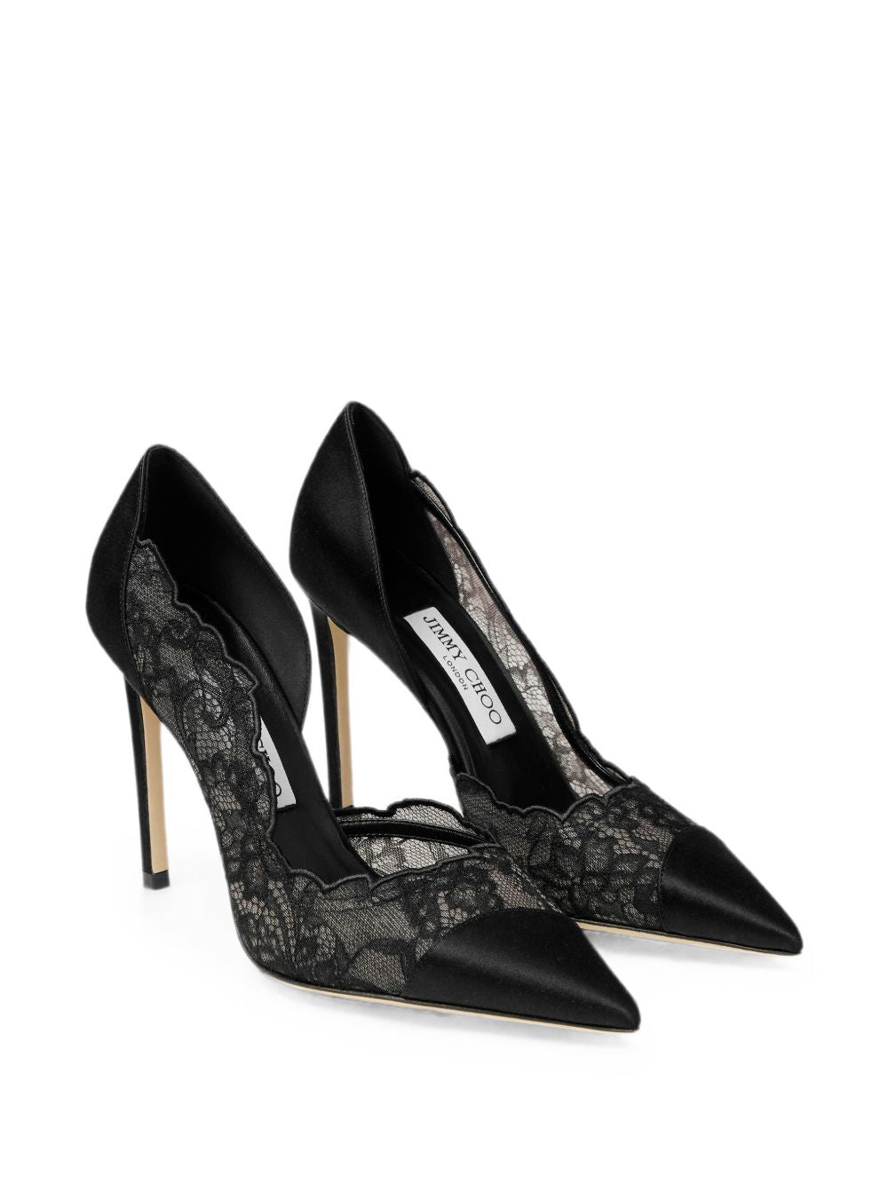 JIMMY CHOO With Heel BLACK