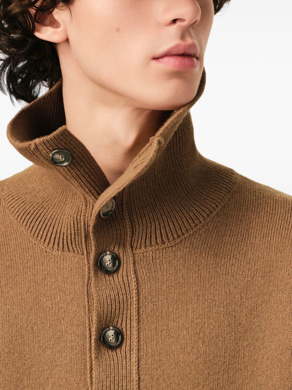 AMI PARIS Sweaters CAMEL