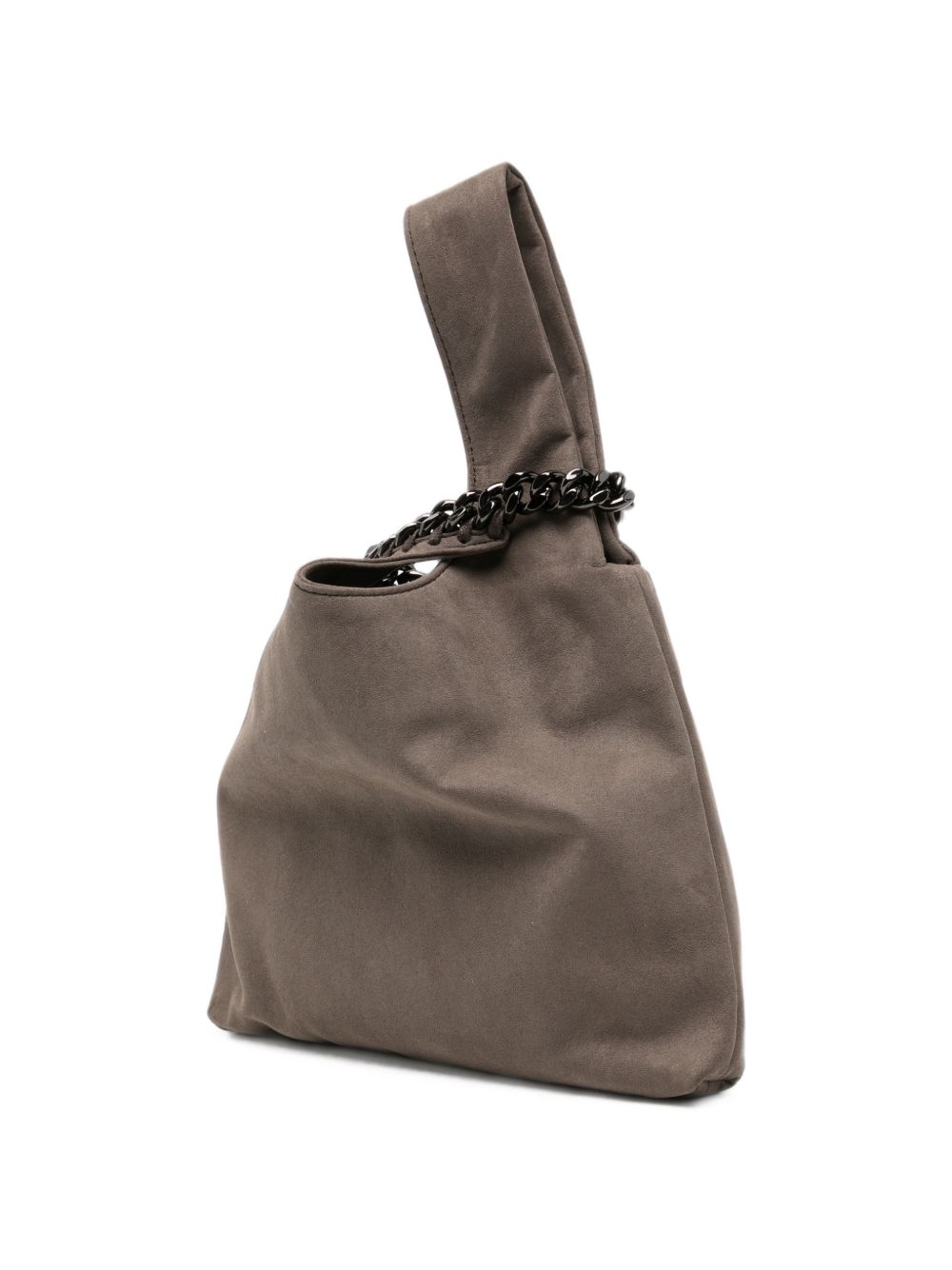 Stella McCartney Chain-Trim Suede Shoulder Bag